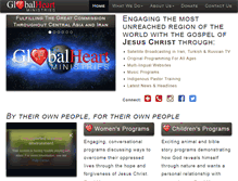Tablet Screenshot of globalheartministries.org